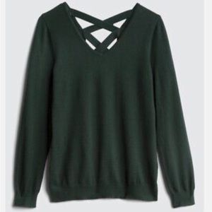 Love Ellie Hunter Green Crossback Sweater, sz small, **NWT** from Stitch Fix